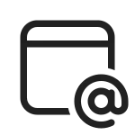Calendar Mention SVG Icon